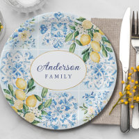 Personalisierte Wasserfarbe Blau