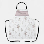 Personalisierte Wasserfarbe Botanik Schürze (Vorderseite)