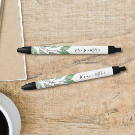 Personalisierte Wasserfarbe Botanisch Kugelschreiber