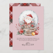 Personalisierte Wasserfarbe Feiertagskarte (Vorne/Hinten)