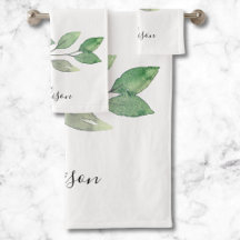 Personalisierte Wasserfarbe Grünzeug 