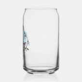 Personalisierte Wasserfarbe Januar Geburtsdatum Bl Dosenglas (Links)