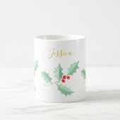 Personalisierte Wasserfarbe Kaffeetasse (Mittel)
