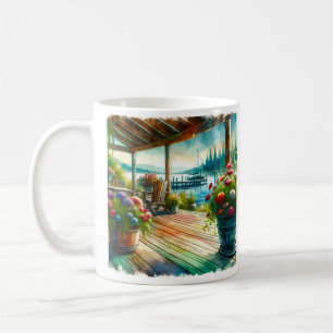 Personalisierte Wasserfarbe Kaffeetasse