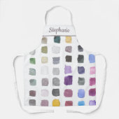 Personalisierte Wasserfarbe Künstliche Schürze (Vorderseite)