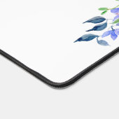 Personalisierte Wasserfarbe Lila Hydrangeas Schreibtischunterlage (Ecke)