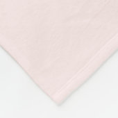 Personalisierte Wasserfarbe Niedlich rosa Gummibär Fleecedecke (Ecke)