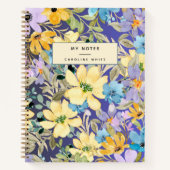 Personalisierte Wasserfarbe Notizblock (Vorderseite)