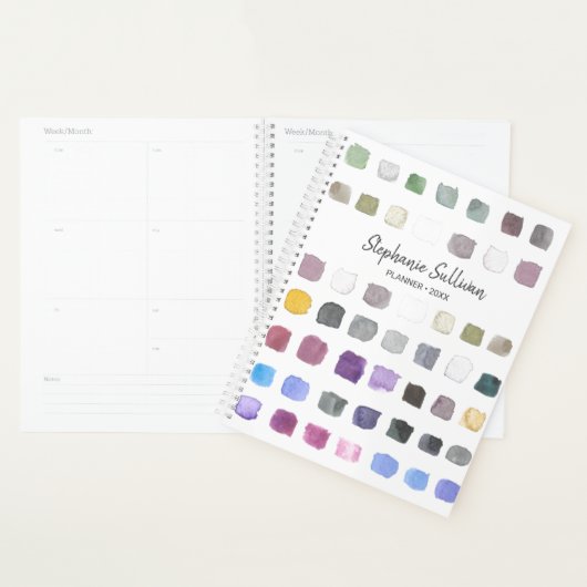 Personalisierte Wasserfarbe Planer (Anzeige)