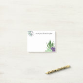 Personalisierte Wasserfarbe Post-it Klebezettel (Auf Schreibtisch)