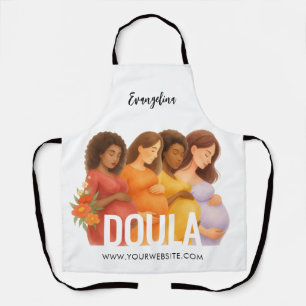 Personalisierte Wasserfarbe Schutz-DOULA Schürze
