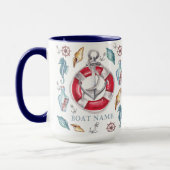 Personalisierte Wasserfarbe Tasse (Links)