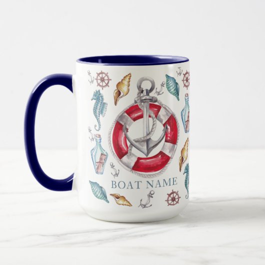 Personalisierte Wasserfarbe Tasse (Links)