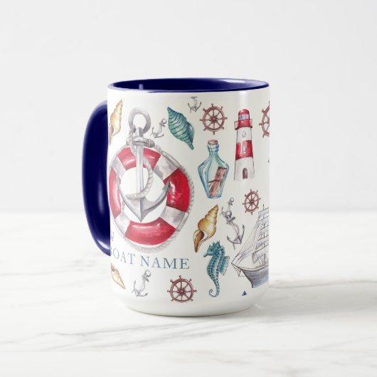 Personalisierte Wasserfarbe Tasse (Vorderseite Links)