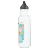 Personalisierte Wasserfarbe Wasser Flasche Edelstahlflasche (Rechts)