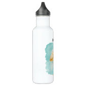 Personalisierte Wasserfarbe Wasser Flasche Edelstahlflasche (Links)