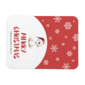 Personalisierte Wasserfarbe Weihnachtsgans Ente Magnet (Horizontal)