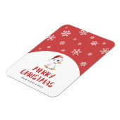 Personalisierte Wasserfarbe Weihnachtsgans Ente Magnet (Linke Seite)