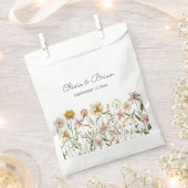 Personalisierte Wasserfarbe Wildblume Wiese Geschenktütchen (Ausgeschnitten)