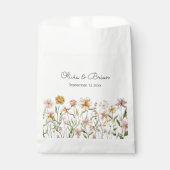 Personalisierte Wasserfarbe Wildblume Wiese Geschenktütchen (Vorderseite)