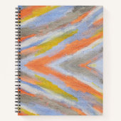 Personalisierte Wasserfarben Foto Name Lefties Gir Notizblock (Vorderseite)