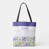 Personalisierte Wasserfarben - Individuelle Name Tasche (Rückseite)