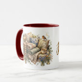 Personalisierte Wasserfarben-Lesecke Tasse (Vorderseite Links)