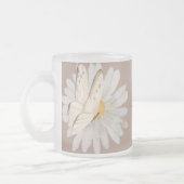 Personalisierte Wasserfarben-Schmetterlinge und Bl Mattglastasse (Links)