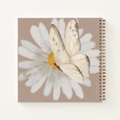 Personalisierte Wasserfarben-Schmetterlinge und Bl Notizblock (Rückseite)