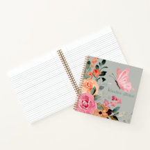 Personalisierte Wasserfarben-Schmetterlinge und Bl