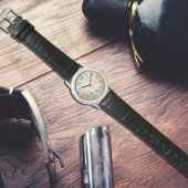 Personalisierte Wasserfarbenblüte - Männerüberwach Armbanduhr