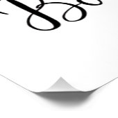 Personalisierte Wasserfarbenbücher von Booktrovert Poster (Ecke)