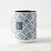 PERSONALISIERTE WASSERFARBENE Tasse (Vorderseite Links)