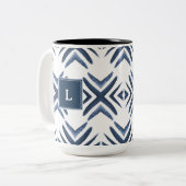 PERSONALISIERTE WASSERFARBENE Tasse (Vorderseite Links)