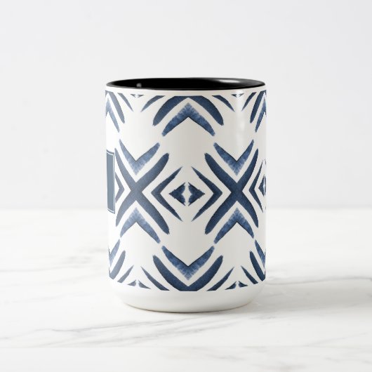 PERSONALISIERTE WASSERFARBENE Tasse (Mittel)