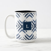 PERSONALISIERTE WASSERFARBENE Tasse (Links)
