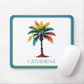 Personalisierte Wasserfarbenpalme Mousepad (Mit Mouse)