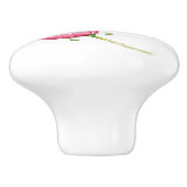 Personalisierte Wasserfarbenschmetterlinge Keramikknauf (Seitenansicht)