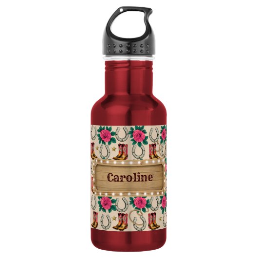 Personalisierte Wasserflasche aus Mittelwestprince (Vorderseite)