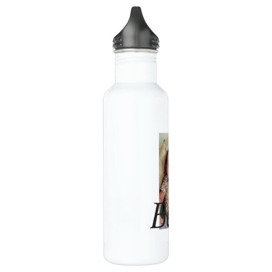 Personalisierte Wasserflasche, Bild hinzufügen! Edelstahlflasche (Links)