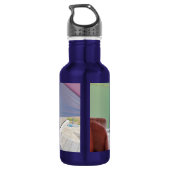 Personalisierte Wasserflasche, Bild hinzufügen! Edelstahlflasche (Rückseite)