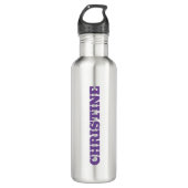 Personalisierte Wasserflasche Edelstahlflasche (Vorderseite)