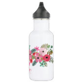 Personalisierte Wasserflasche Floral chic (Rechts)