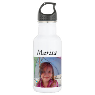 Personalisierte Wasserflasche, fügen Sie Ihr Bild  Edelstahlflasche