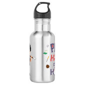 Personalisierte Wasserflasche für Kinder - Basebal (Vorderseite)