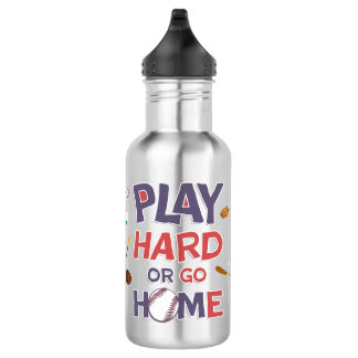 Personalisierte Wasserflasche für Kinder - Basebal