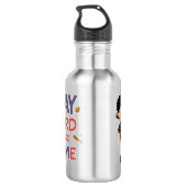 Personalisierte Wasserflasche für Kinder - Basebal (Rückseite)