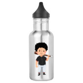 Personalisierte Wasserflasche für Kinder - Basebal (Links)