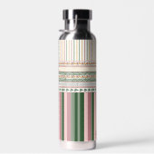 Personalisierte Wasserflasche mit Blumendesign und Trinkflasche (Rechts)