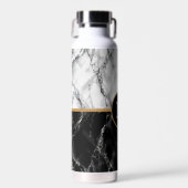 Personalisierte Wasserflasche mit Buchstabe Faux-M Trinkflasche (Vorne)
